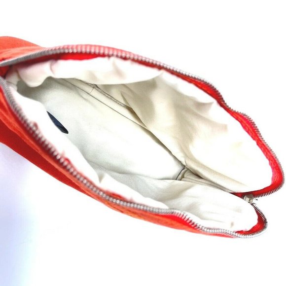 AUTHENTIC HERMES Bolide pouch mini Pouch cotton Or - Picture 9 of 11